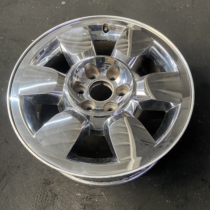 20" SIERRA 1500 PICKUP 09-11 20x8.5, 6 spoke, chrome, flat faced spoke, w/encirc - View 8