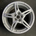 19" CORVETTE 20-22 front, , 5 spoke, gloss silver Original OEM Wheel Rim - Additional View