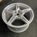 20" CORVETTE 20-22 rear, , 5 spoke, gloss silver Original OEM Wheel Rim - View 7