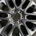 20" SEQUOIA 23-25 20x8, open spoke , machined face with black pockets Original - Angle View