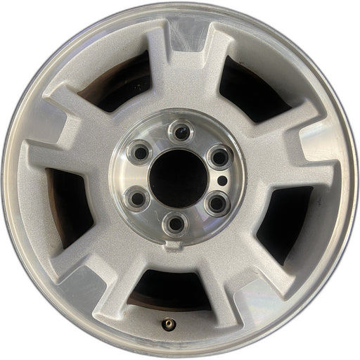 17" FORD F150 PICKUP 09-14 17x7.5, aluminum, 5 spoke, Original OEM Wheel Rim - Front View
