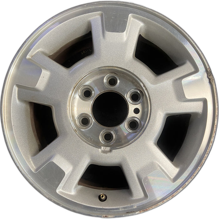 17" FORD F150 PICKUP 09-14 17x7.5, aluminum, 5 spoke, Original OEM Wheel Rim - Front View