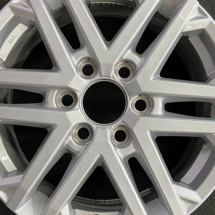 18" SEQUOIA 23-24 18x7.5, 6 double spoke, silver Original OEM Wheel Rim - Angle View