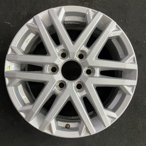 18" SEQUOIA 23-24 18x7.5, 6 double spoke, silver Original OEM Wheel Rim - Front View