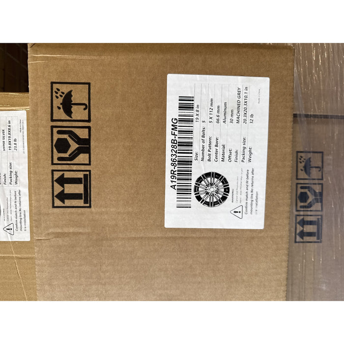 19" 530e 18-20 19x8, 10 spoke , dark gray REPLACEMENT OEM Style Wheel Rim - Additional View
