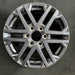 18" SEQUOIA 23-24 18x7.5, 6 double spoke, silver Original OEM Wheel Rim - Front View