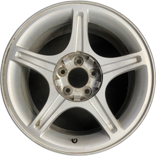 17" MUSTANG 00 17x8, , w/o exposed lug nuts; sparkle silver Original OEM Wheel - Front View