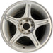 17" MUSTANG 00 17x8, , w/o exposed lug nuts; sparkle silver Original OEM Wheel - Front View