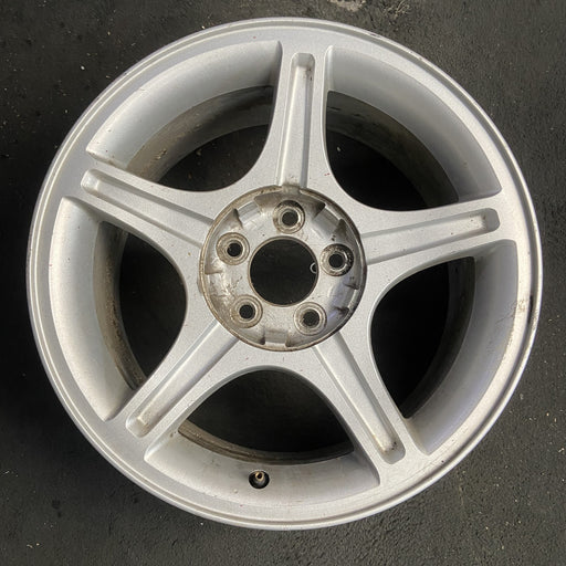 17" MUSTANG 00 17x8, , w/o exposed lug nuts; sparkle silver Original OEM Wheel - Additional View