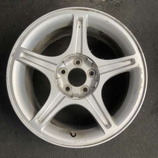 17" MUSTANG 00 17x8, , w/o exposed lug nuts; sparkle silver Original OEM Wheel - Additional View