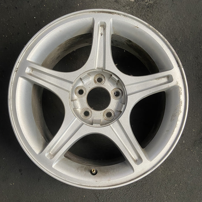 17" MUSTANG 00 17x8, , w/o exposed lug nuts; sparkle silver Original OEM Wheel - Additional View