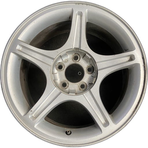 17" MUSTANG 00 17x8, , w/o exposed lug nuts; sparkle silver Original OEM Wheel - Front View