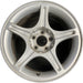 17" MUSTANG 00 17x8, , w/o exposed lug nuts; sparkle silver Original OEM Wheel - Front View