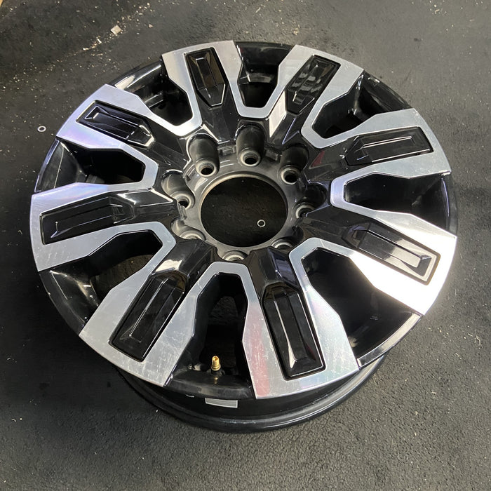 20" SIERRA 2500 PICKUP 24 20x8.5, 8 spoke, raised spoke , black inserts - View 7