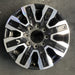 20" SIERRA 2500 PICKUP 24 20x8.5, 8 spoke, raised spoke , black inserts - Additional View