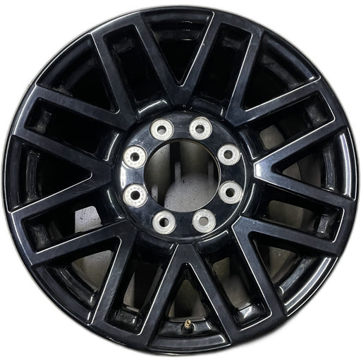 20" FORD F250SD PICKUP 19 20x8 , 16 spoke, , black Original OEM Wheel Rim - Front View