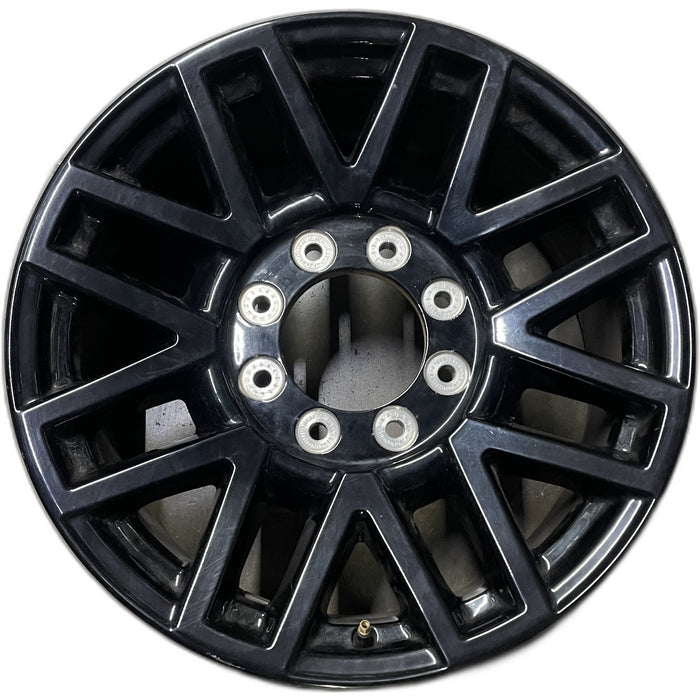20" FORD F250SD PICKUP 19 20x8 , 16 spoke, , black Original OEM Wheel Rim - Front View