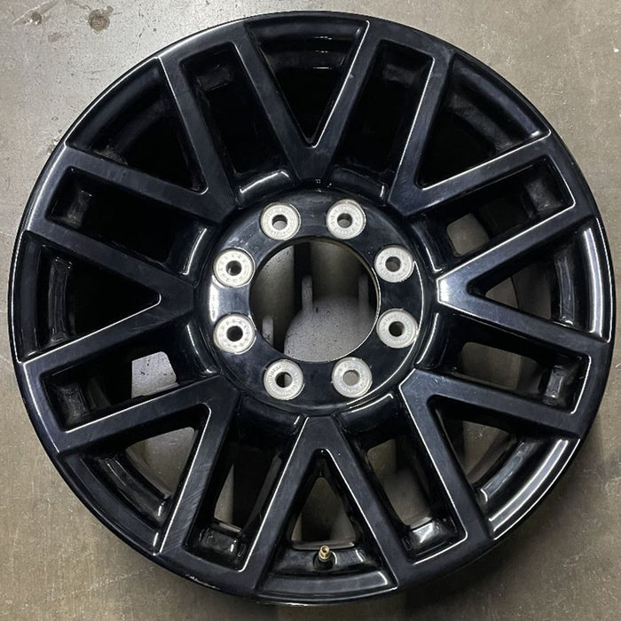 20" FORD F250SD PICKUP 19 20x8 , 16 spoke, , black Original OEM Wheel Rim - Front View