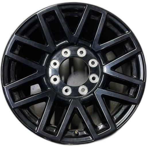 20" FORD F250SD PICKUP 19 20x8 , 16 spoke, , black Original OEM Wheel Rim - Front View