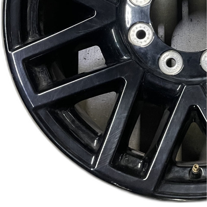 20" FORD F250SD PICKUP 19 20x8 , 16 spoke, , black Original OEM Wheel Rim - Back View