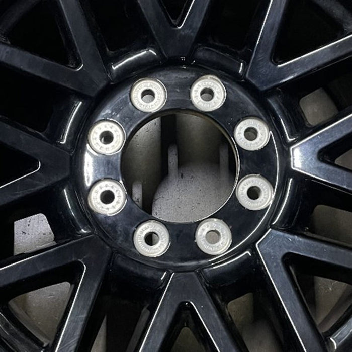 20" FORD F250SD PICKUP 19 20x8 , 16 spoke, , black Original OEM Wheel Rim - Angle View