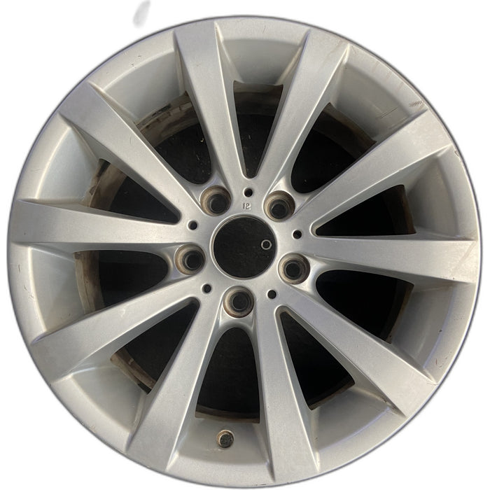17" BMW 323i 08-12 17x8 , 10 spoke, V spoke, tapered spoke Original OEM Wheel - Front View