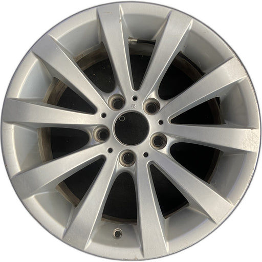 17" BMW 323i 08-12 17x8 , 10 spoke, V spoke, tapered spoke Original OEM Wheel - Front View