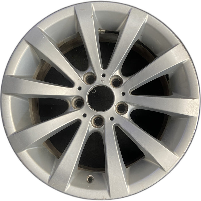 17" BMW 323i 08-12 17x8 , 10 spoke, V spoke, tapered spoke Original OEM Wheel - Front View