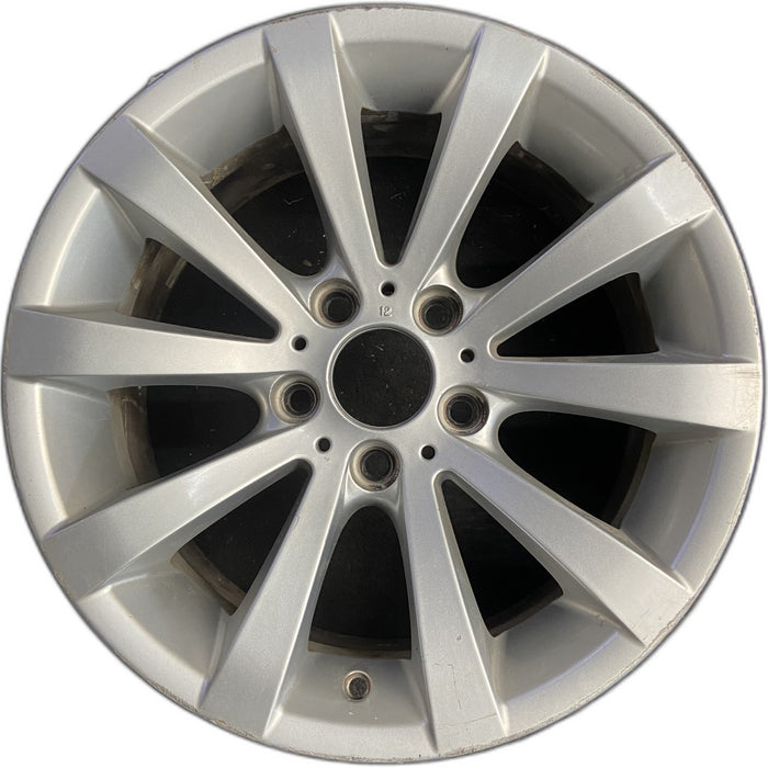 17" BMW 323i 08-12 17x8 , 10 spoke, V spoke, tapered spoke Original OEM Wheel - Front View