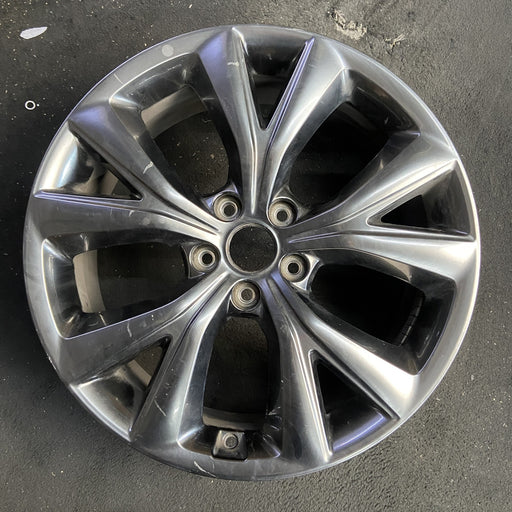 19" SANTA FE 18 19x7.5 , 2.0L , w/, black Original OEM Wheel Rim - Additional View