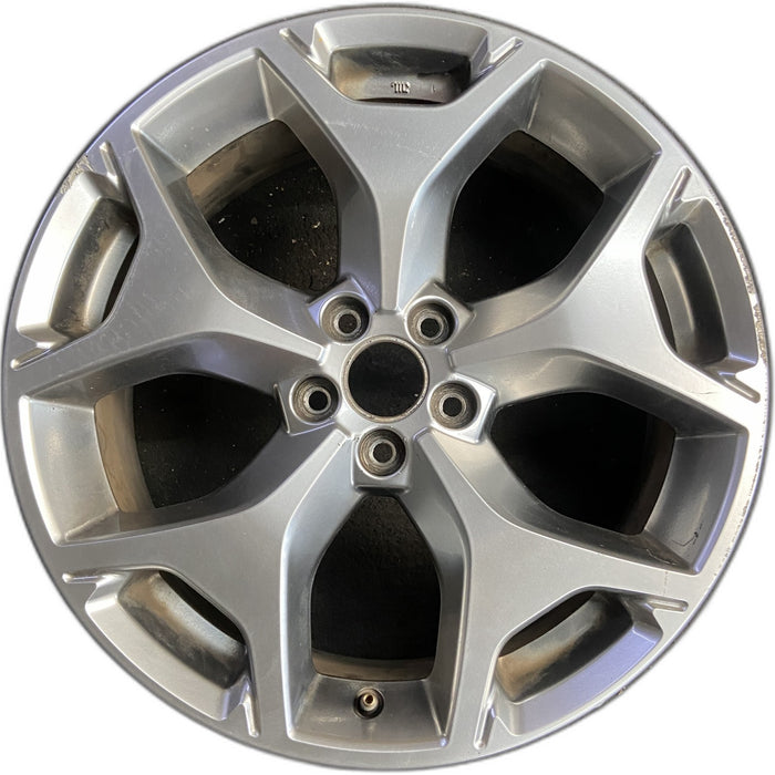 18" FORESTER 15-16 18x7 , all silver Original OEM Wheel Rim - Front View
