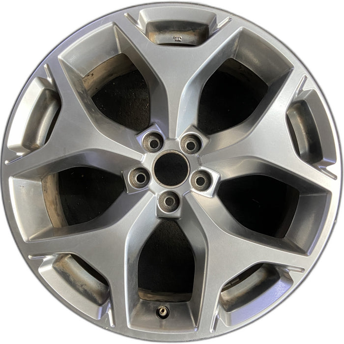 18" FORESTER 15-16 18x7 , all silver Original OEM Wheel Rim - Front View