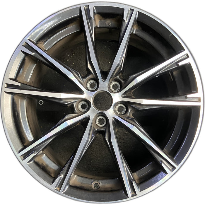 17" 86 17-19 17x7 , 10 spoke Original OEM Wheel Rim - Front View