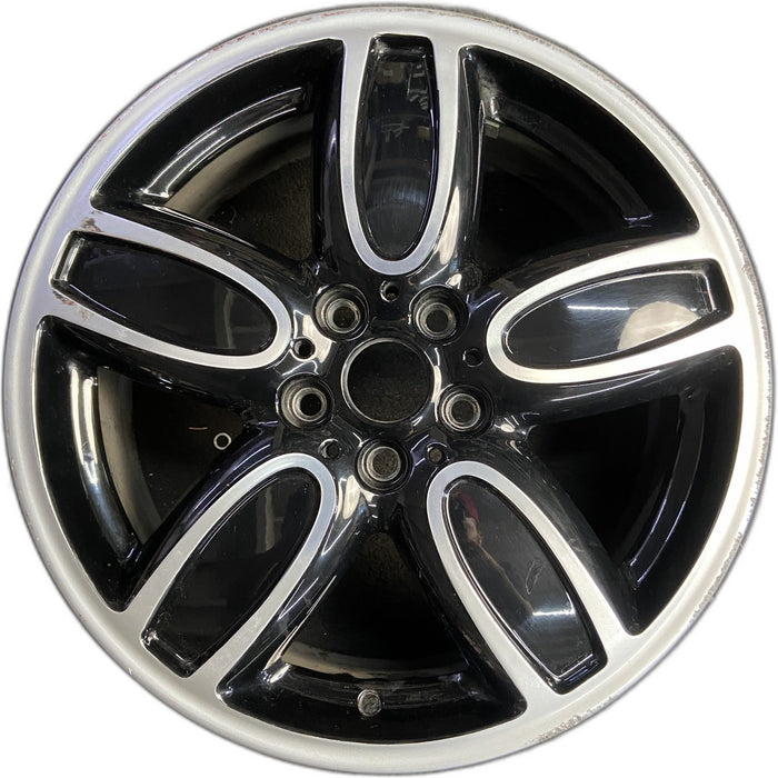 18" MINI COOPER 16-19 18x7, U spoke, solid spoke Original OEM Wheel Rim - Front View