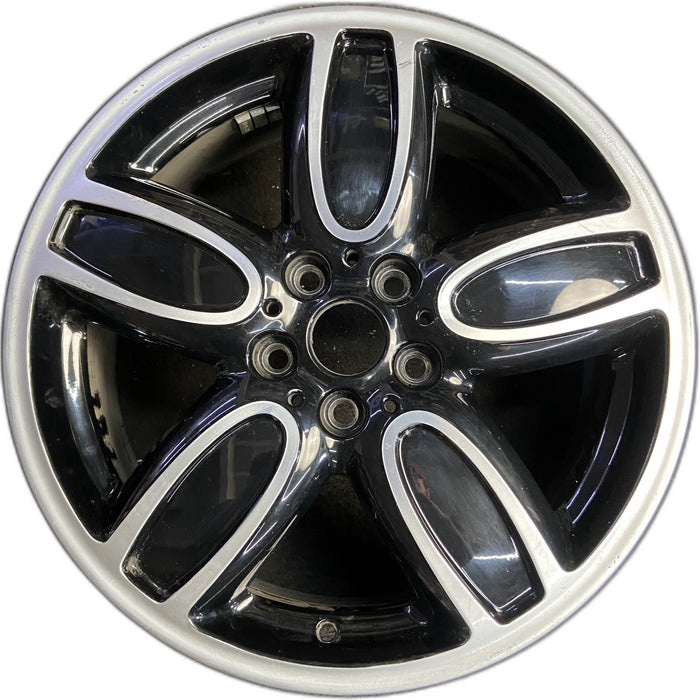 18" MINI COOPER 16-19 18x7, U spoke, solid spoke Original OEM Wheel Rim - Front View