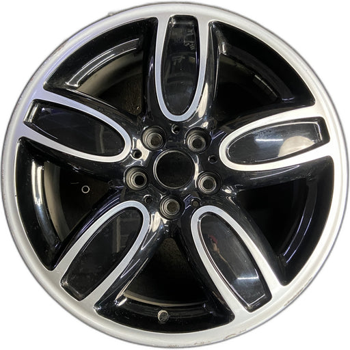 18" MINI COOPER 16-19 18x7, U spoke, solid spoke Original OEM Wheel Rim - Front View