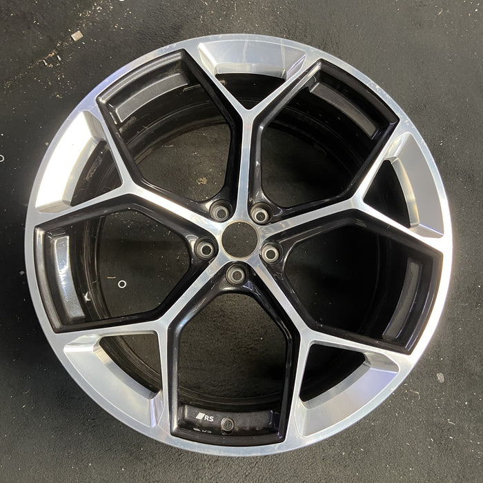 22" AUDI RS6 24-25 22x10.5 , , machined face with black pockets Original OEM - Additional View
