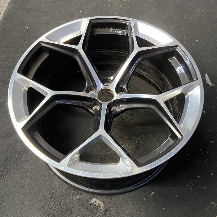 22" AUDI RS6 24-25 22x10.5 , , machined face with black pockets Original OEM - View 8