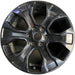 20" FORD F150 PICKUP 21-23 20x8.5, 6 spoke, , black Original OEM Wheel Rim - Front View