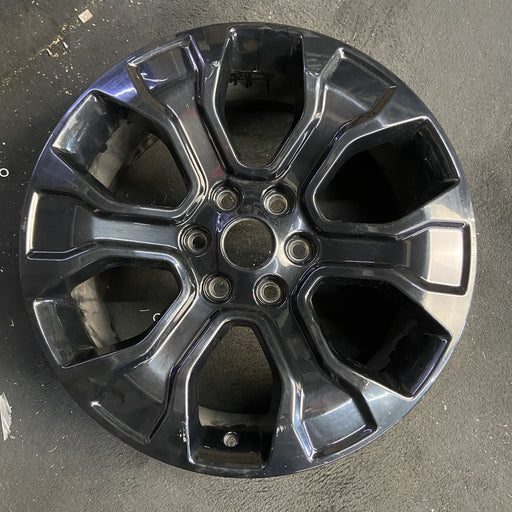 20" FORD F150 PICKUP 21-23 20x8.5, 6 spoke, , black Original OEM Wheel Rim - Additional View