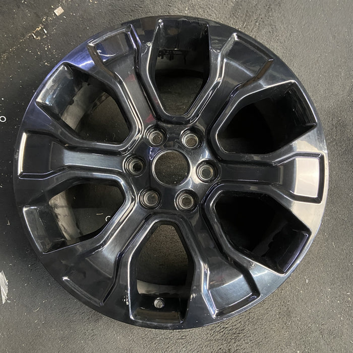 20" FORD F150 PICKUP 21-23 20x8.5, 6 spoke, , black Original OEM Wheel Rim - Additional View
