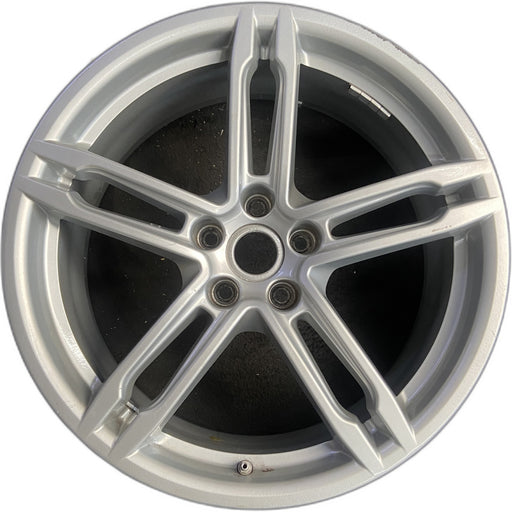 19" PORSCHE MACAN 15-18 19x8, 5 double spoke Original OEM Wheel Rim - Front View