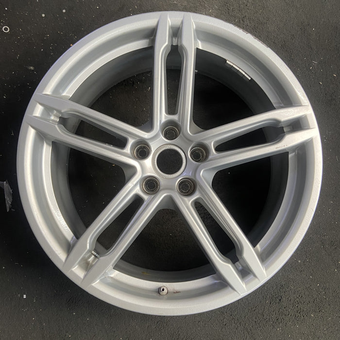 19" PORSCHE MACAN 15-18 19x8, 5 double spoke Original OEM Wheel Rim - Additional View