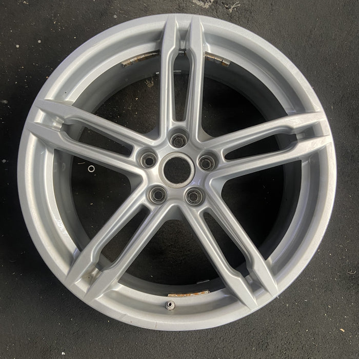 19" PORSCHE MACAN 15-18 19x8, 5 double spoke Original OEM Wheel Rim - Additional View