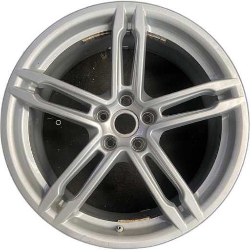 19" PORSCHE MACAN 15-18 19x9, 5 double spoke Original OEM Wheel Rim - Front View