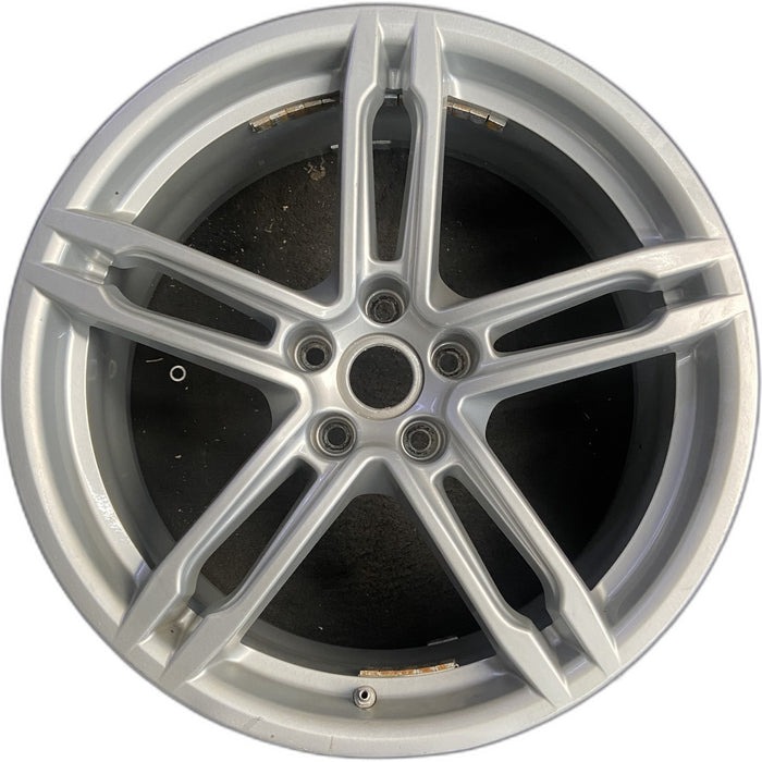 19" PORSCHE MACAN 15-18 19x9, 5 double spoke Original OEM Wheel Rim - Front View