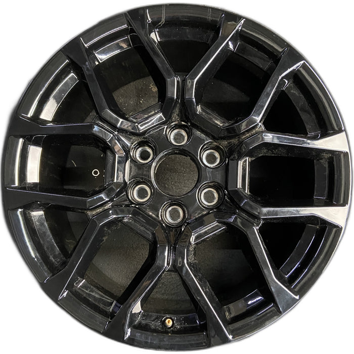 20" CANYON 23-24 20x9, black Original OEM Wheel Rim - Front View