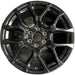 20" CANYON 23-24 20x9, black Original OEM Wheel Rim - Front View