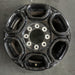 18" FORD F250SD PICKUP 23-25 18x8, aluminum, 6 spoke, black Original OEM Wheel - Front View
