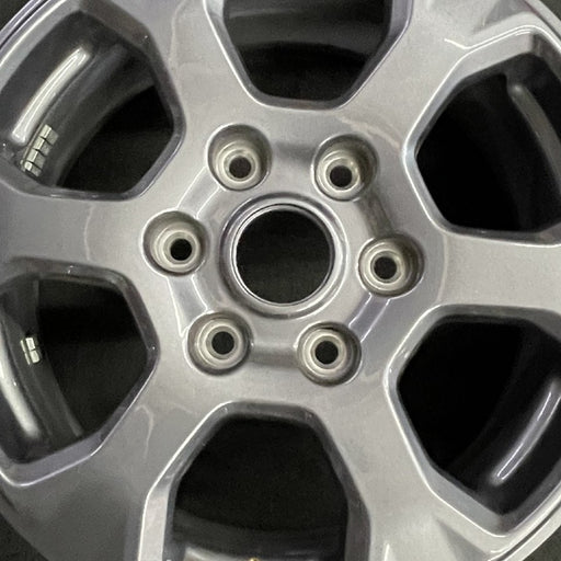 17" BRONCO 21-25 17x7.5, aluminum , gray Original OEM Wheel Rim - Angle View